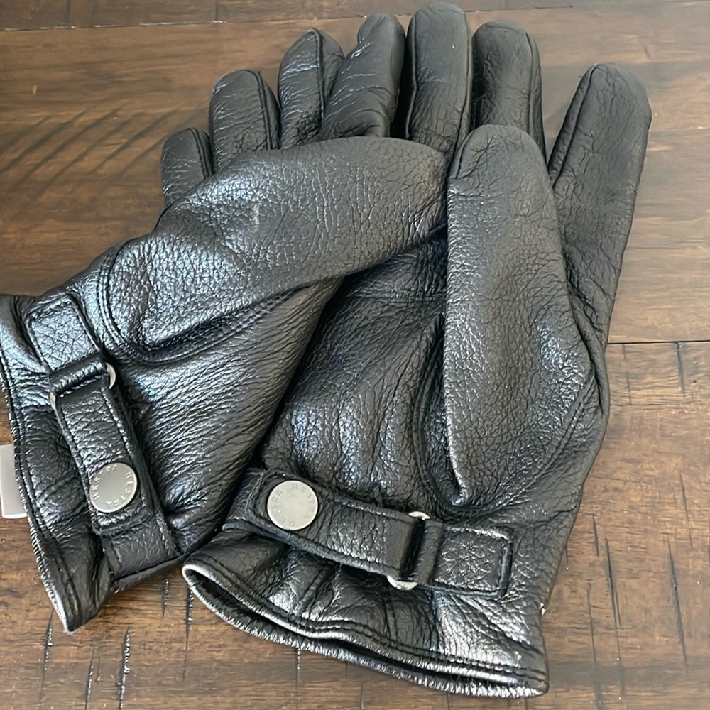 Men’s Elk leather gloves size 8